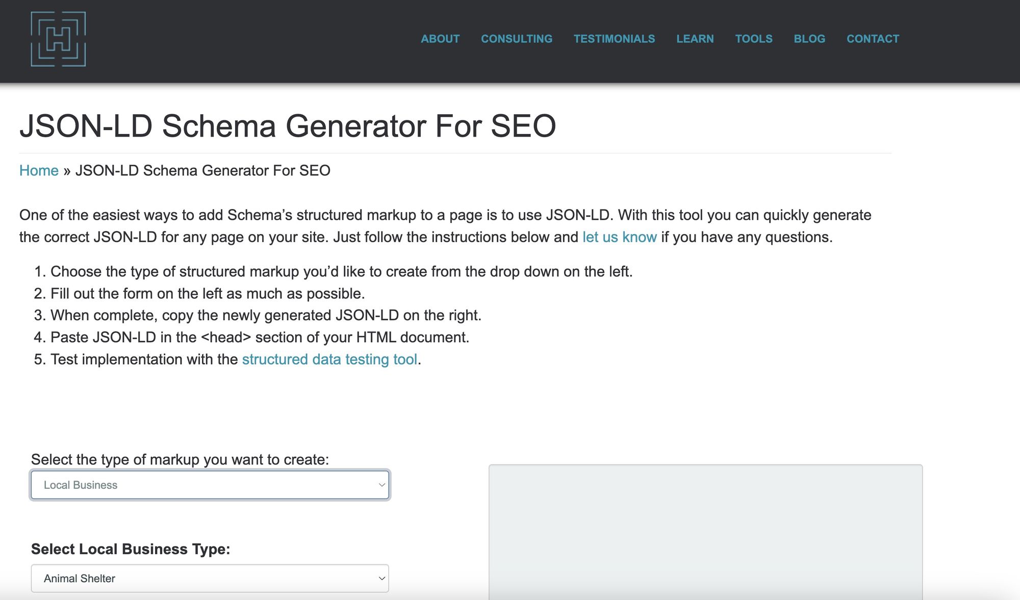 schema generator seo
