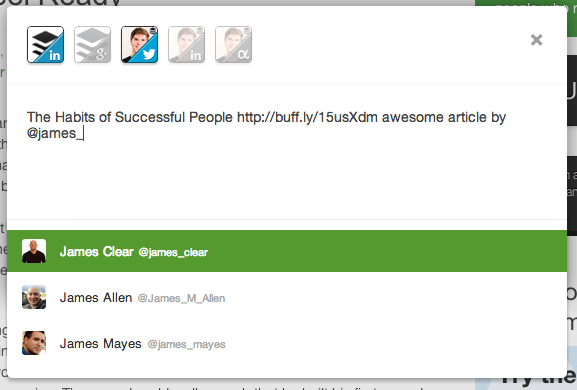 smarter twitter autocomplete
