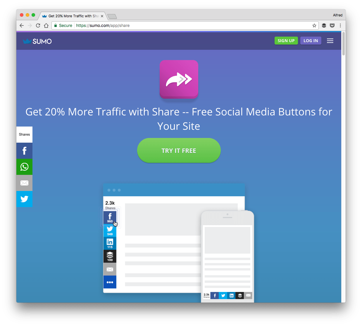 Sumo Share Widget Sumo Share Widget